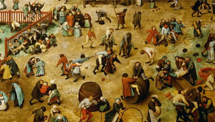 Pieter Bruegel Stariji Dječje igre 1560 Muzej povijesti umjetnosti u Beču