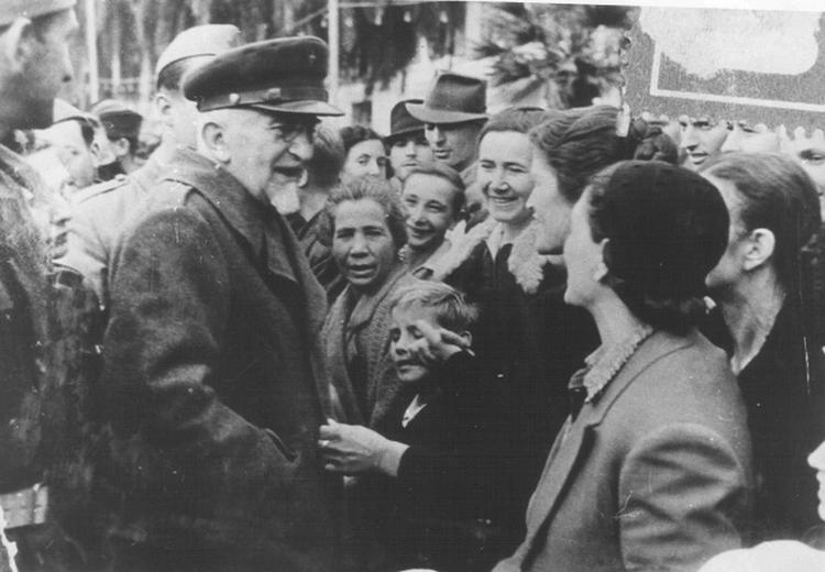 Vladimir Nazor u Splitu 1944