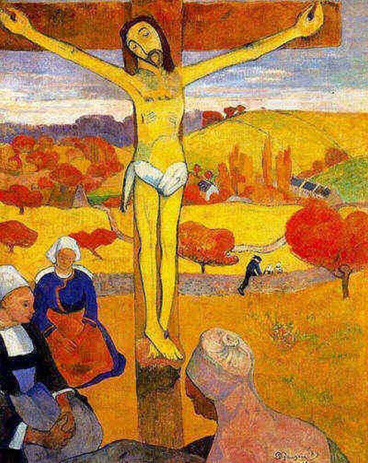 The Yellow Christ Gauguin painting