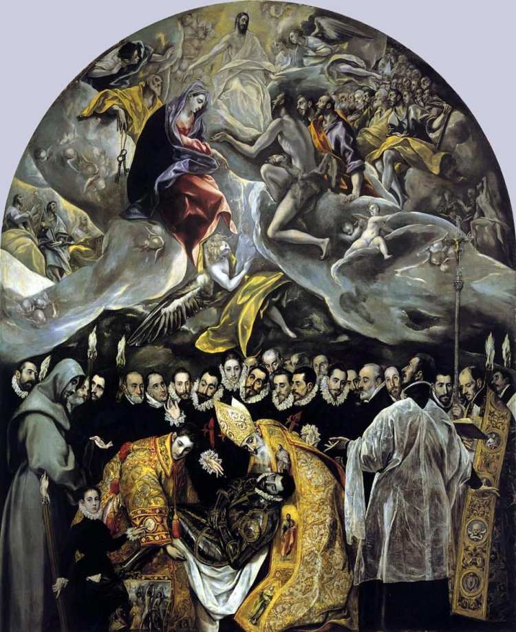 el greco the burial of the count of orgaz