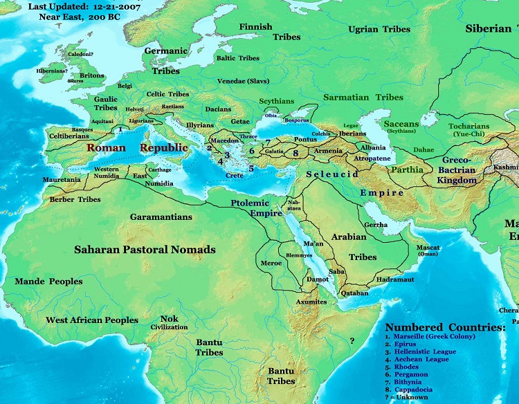 karta meroitska civilizacija